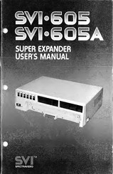 Spectravideo SVI-605 User Manual