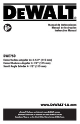DeWalt DWE750 Instruction Manual
