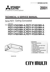Mitsubishi Electric PEFY-P200VMH-A Technical & Service Manual