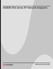 Keysight E5080B Installation Manual