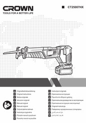 Crown CT25007HX Original Instructions Manual