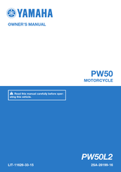 Yamaha PW50 2020 Owner's Manual