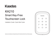 Kaadas KA210 Installation Manual