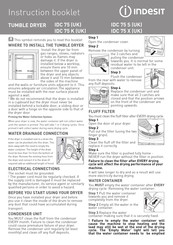 Indesit IDC 75 S Instruction Booklet