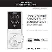 LOCKLY GUARD DEADBOLT 728F ZU User Manual