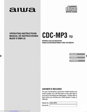 Aiwa CDC-MP3 YU Operating Instructions Manual