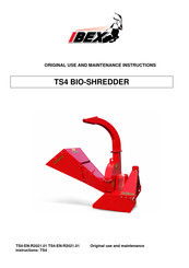 BEX TS4 Original Use And Maintenance Instructions