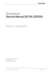 SwissPhone DE935 Service Manual