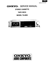 Onkyo TA-2035 Service Manual