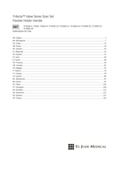St. Jude Medical Trifecta TF2000-25 Instructions For Use Manual