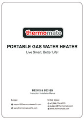 Thermomate BE318S Instruction & Installation Manual