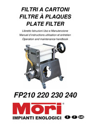 MORI Hobby FP210 Operation And Maintenance Handbook