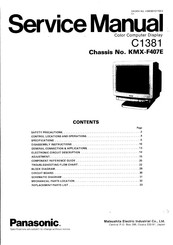 Panasonic C1381 Service Manual