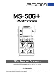 Zoom MULTISTOMP MS-50G+ Manual