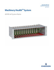 Emerson Machinery Health A6500-SR Operating Manual