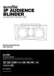 EuroLite IP AUDIENCE BLINDER User Manual