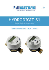 B meters HYDRODIGIT-S1 Operating Instructions Manual
