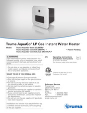 Truma AquaGo basic Operating And Installation Instructions