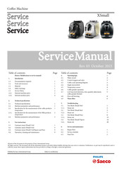 Philips Saeco XSmall Service Manual