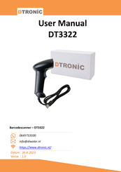 Dtronic DT3322 User Manual