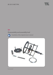 TKR Group 83 30 5 A87 FB1 Translation Of The Original Manual