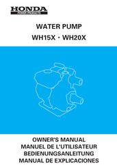 Honda WH20X Owner's Manual