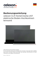 Celexon HomeCinema CLR UST Operating Instructions Manual