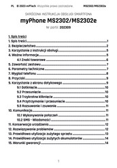 mPTech myPhone MS2302e Quick Start Manual