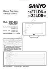 Sanyo CE27LD6-B Service Manual