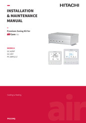 Hitachi GC-ZKT Installation & Maintenance Manual