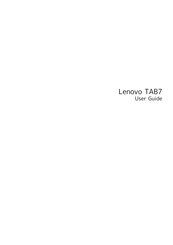 Lenovo TAB 7 Essential User Manual