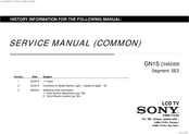 Sony KLV-32R4 E Series Service Manual