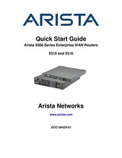 Arista 5000 Series Quick Start Manual