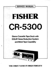 Fisher CR-5300 Service Manual