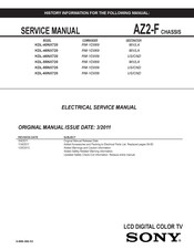 Sony Bravia KDL-40NX720 Service Manual
