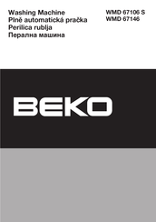 Beko WMD 67106 S Manual