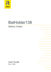 Rigol BatHolder138 User Manual