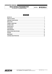 M-system M1EXS-2 Operating Manual