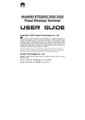 Huawei ETS2552 User Manual