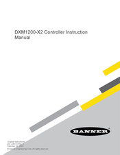 Banner DXM1200-X2R2 Instruction Manual