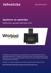 Whirlpool AKR 036/1 G BL Instructions For Use Manual