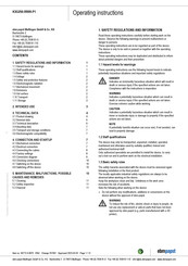 ebm-papst K3G250-RR09-P1 Operating Instructions Manual