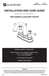 Glacier bay 1000001037 Installation And Care Manual