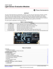 Texas Instruments OPT4001DTSEVM User Manual