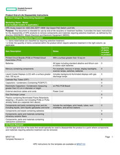 HPE Aruba Instant On 1830 24G 2SFP 195W 12p Class4 Product End-Of-Life Disassembly Instructions