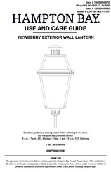 HAMPTON BAY 1009 894 970 Use And Care Manual
