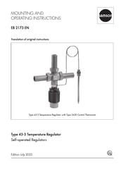 Samson 43-3 Mounting And Operating Instructions