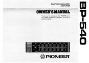 Pioneer BP-540 Owner's Manual