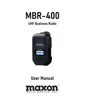Maxon MBR-400 User Manual