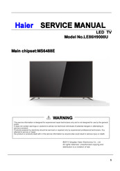 Haier LE86H9000U Service Manual